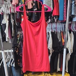 Elegant Red Sleeveless Mini Dress